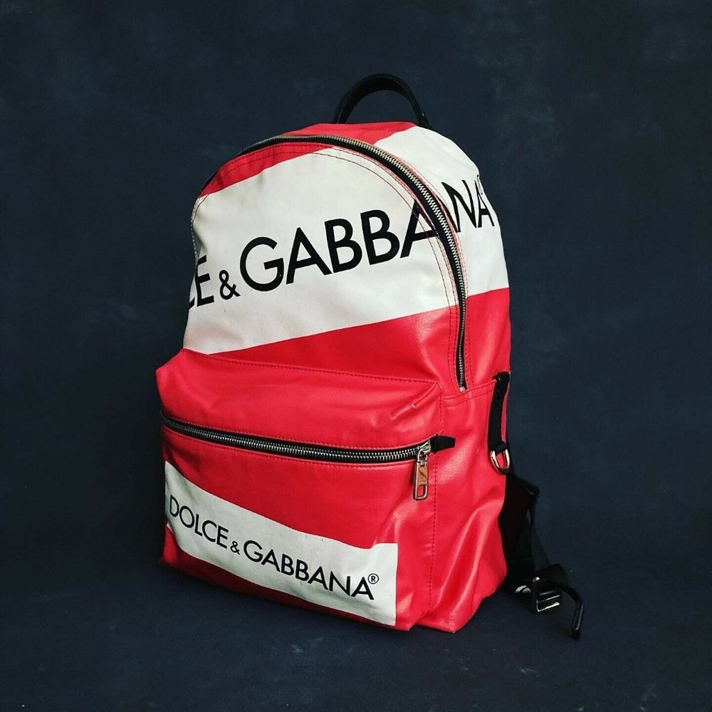 Dolce & Gabbana Logo Multicolor Backpack